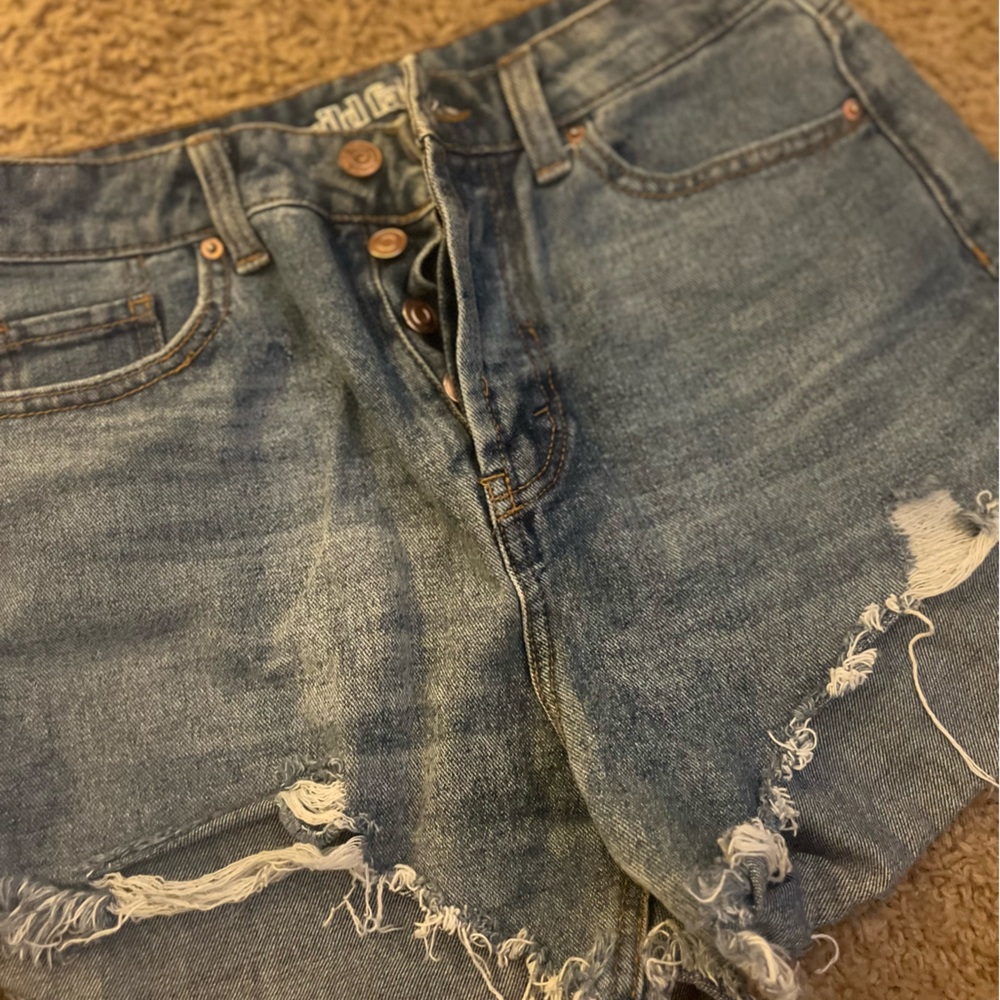 Wild Fable Distressed Blue Denim Shorts